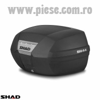 Cutie portbagaj (topcase) Shad model SH44 culoare: negru (volum: 44 litri) – include placa de montaj